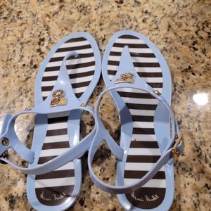 Henri Bendel Jelly Sandals